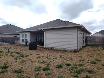 Completed Home Gutter Downspout Installation